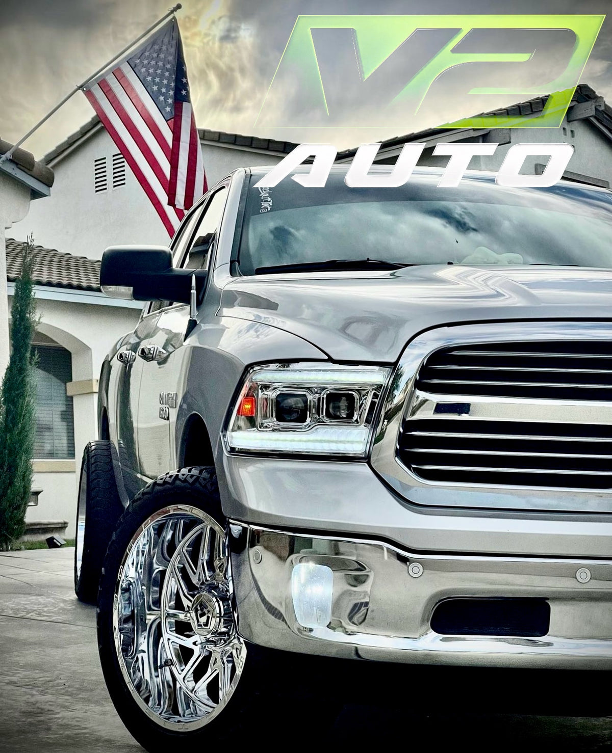 09-18 Dodge Ram DUAL SEQUENTIAL LED Projector Headlights