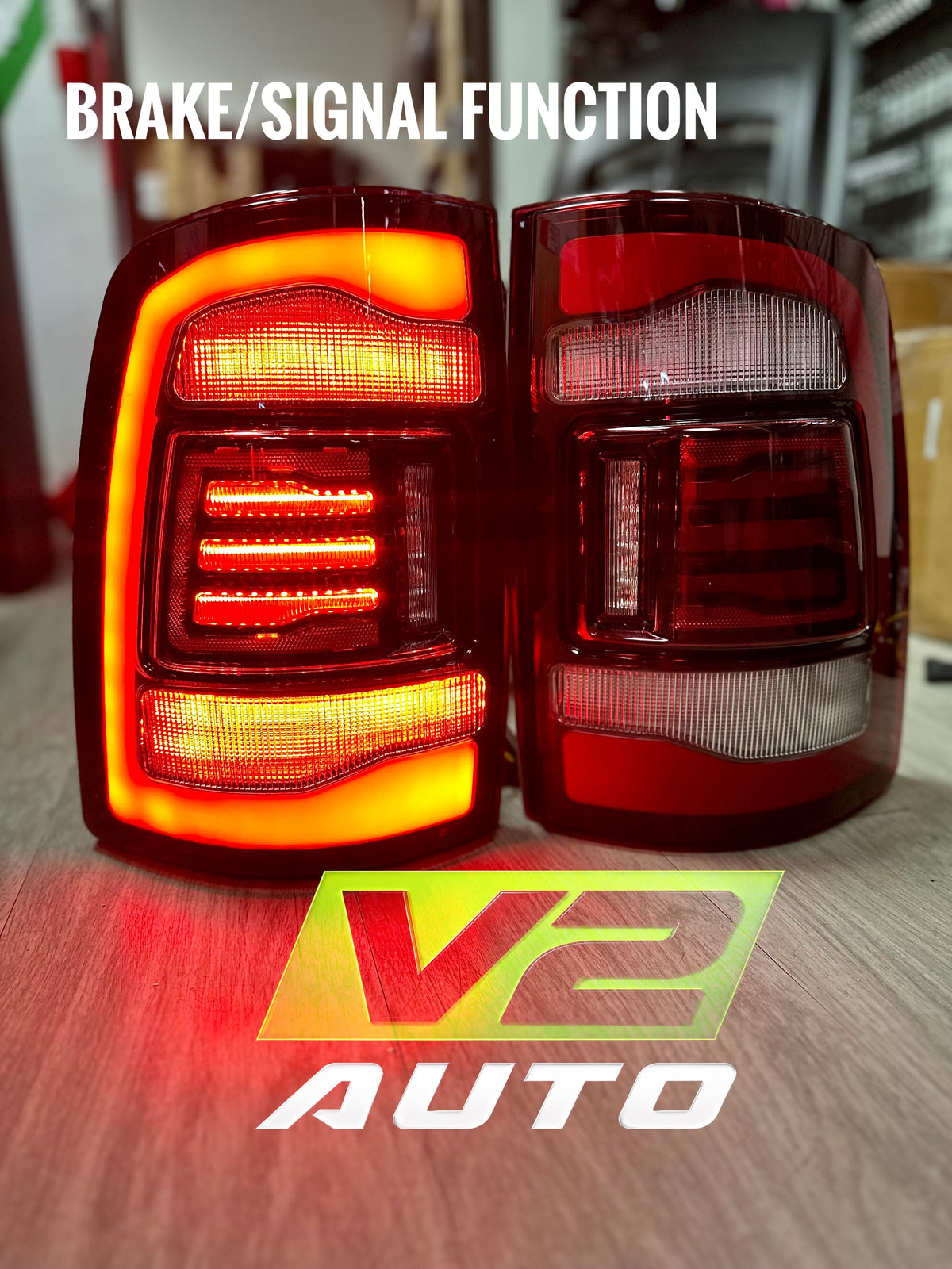 Dodge Ram 2009-2018 "RED 5th Gen SEQUENCE" Tail Lamps
