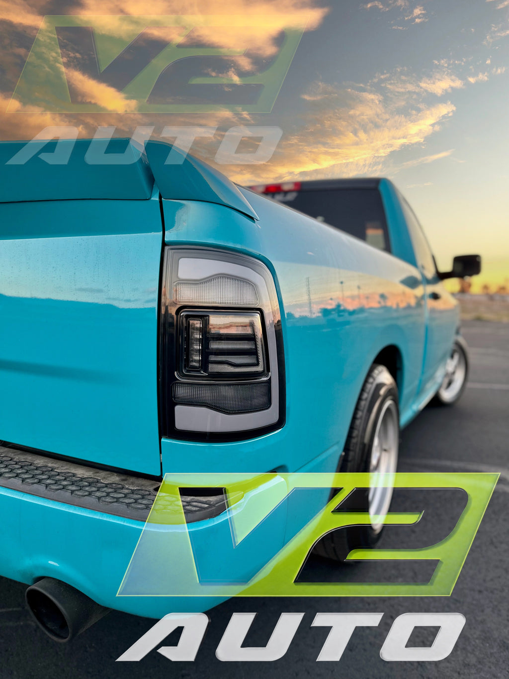 Dodge Ram 2009-2018 "Phantom 2 5th Gen Style SEQUENCE" Tail Lamps