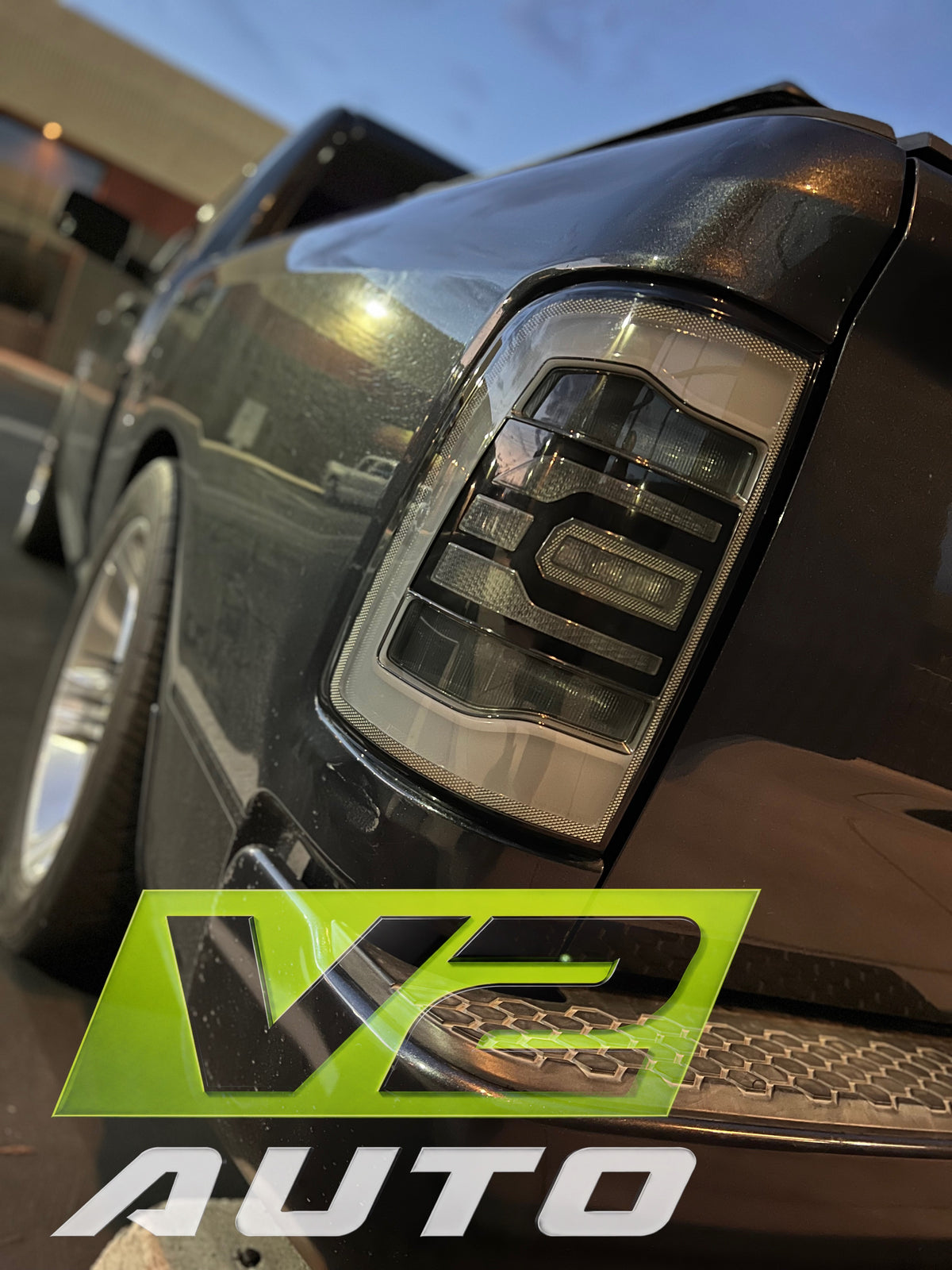 Dodge Ram 2009-2018 "PHANTOM 5th Gen Style" Tail Lamps