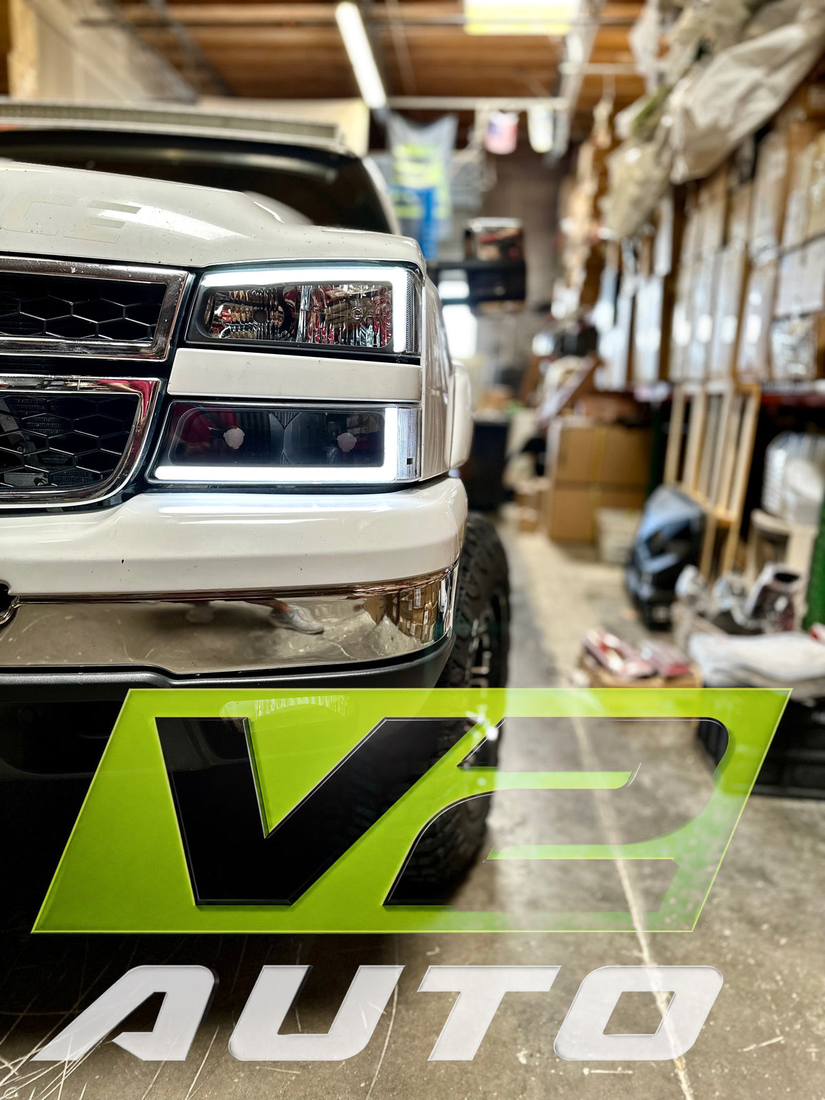 2003-2006 Chevy Silverado “Big C SWITCHBACK SEQUENTIAL” LED DRL Headlamps
