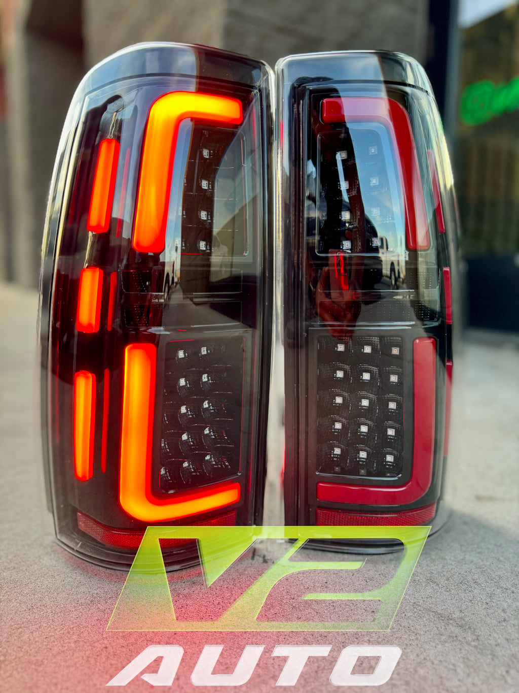 1999-2006 Chevy Silverado GMC Sierra LED “Big C” Bar Tail Lamps