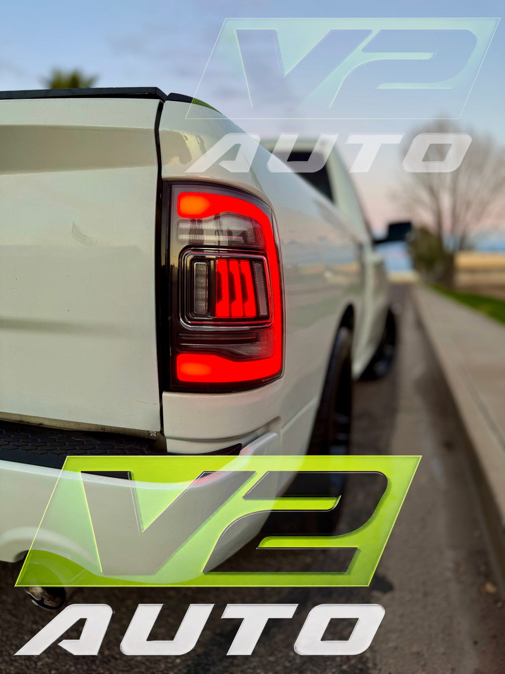 Dodge Ram 2009-2018 "Phantom 3 5th Gen Style SEQUENCE" Tail Lamps