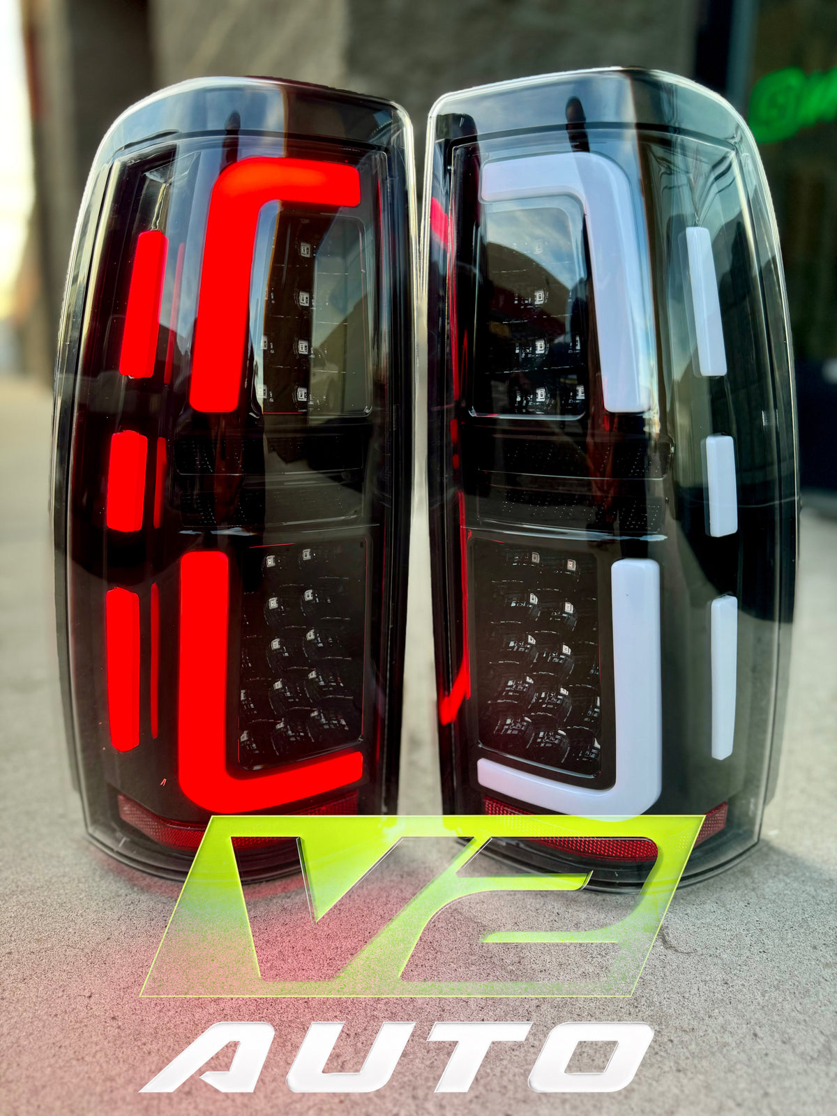 1999-2006 Chevy Silverado GMC Sierra LED “Big C” Bar Tail Lamps