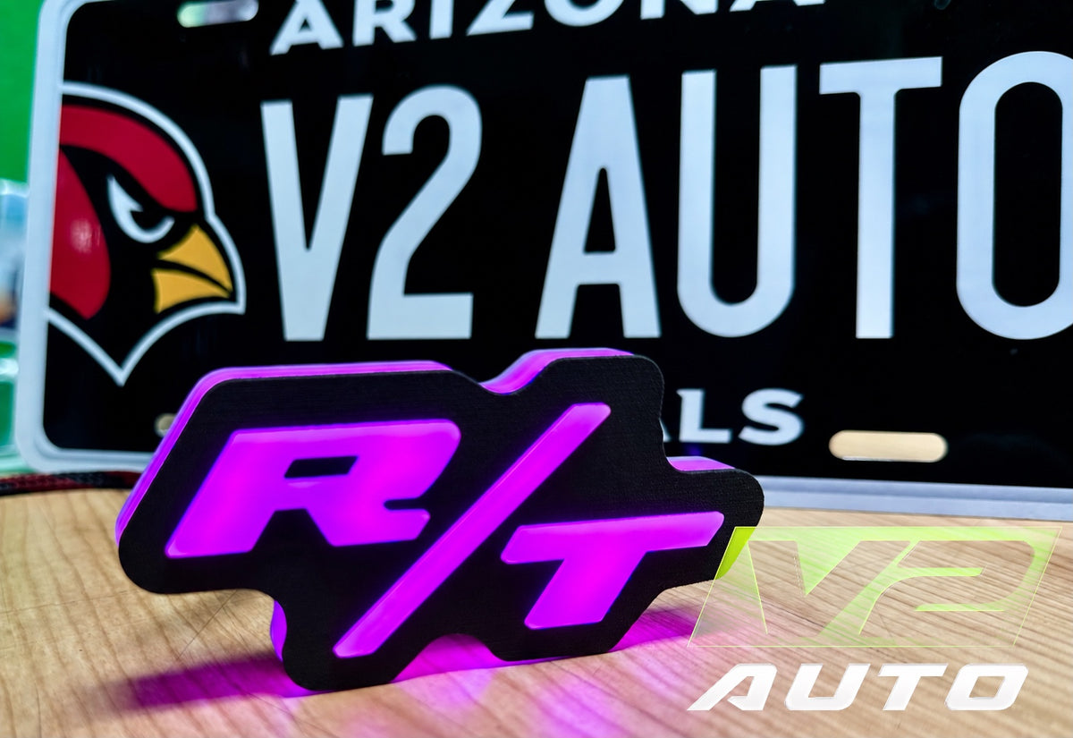 DODGE “RT” LED RGB Bluetooth Color Changing Emblem