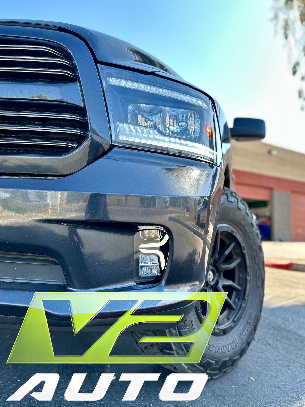 13-18 Dodge Ram 1500 “Switchback Sequential Style 2” FULL LED DRL Fog Lamps