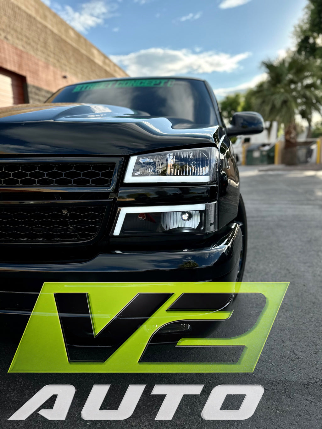 2003 - 2006 Chevy Silverado LED DRL "HD LTZ” Bar Headlamps