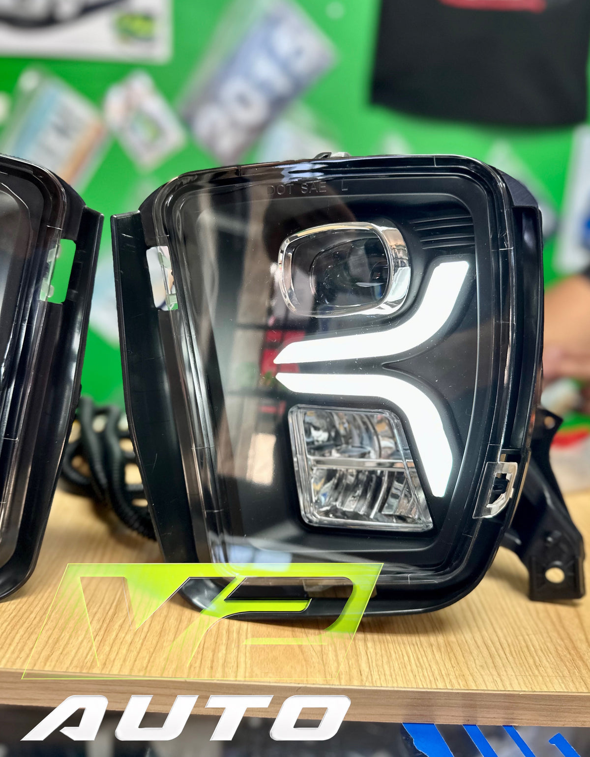 13-18 Dodge Ram 1500 “Switchback Sequential Style 2” FULL LED DRL Fog Lamps
