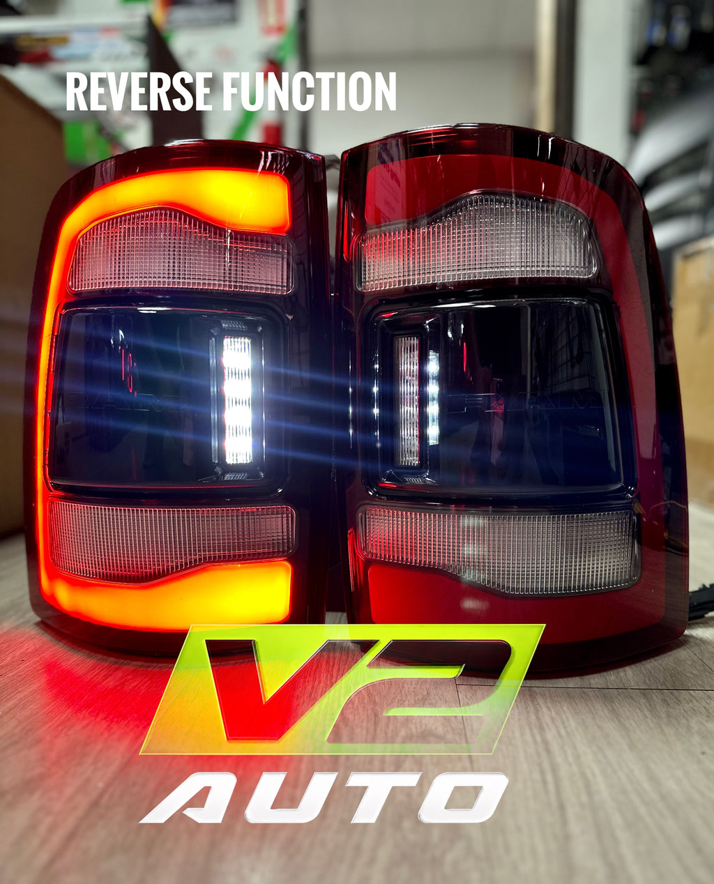 Dodge Ram 2009-2018 "OE Style 5th Gen SEQUENCE" Tail Lamps