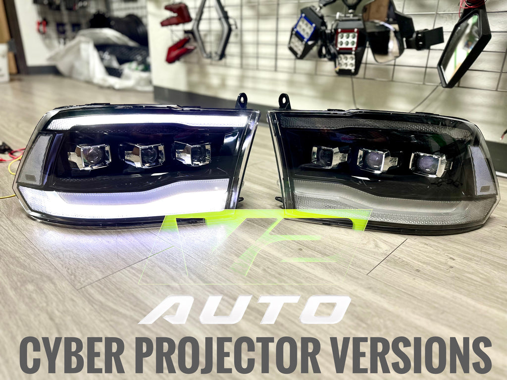 09-18 Dodge Ram CYBER FULL LED Headlights