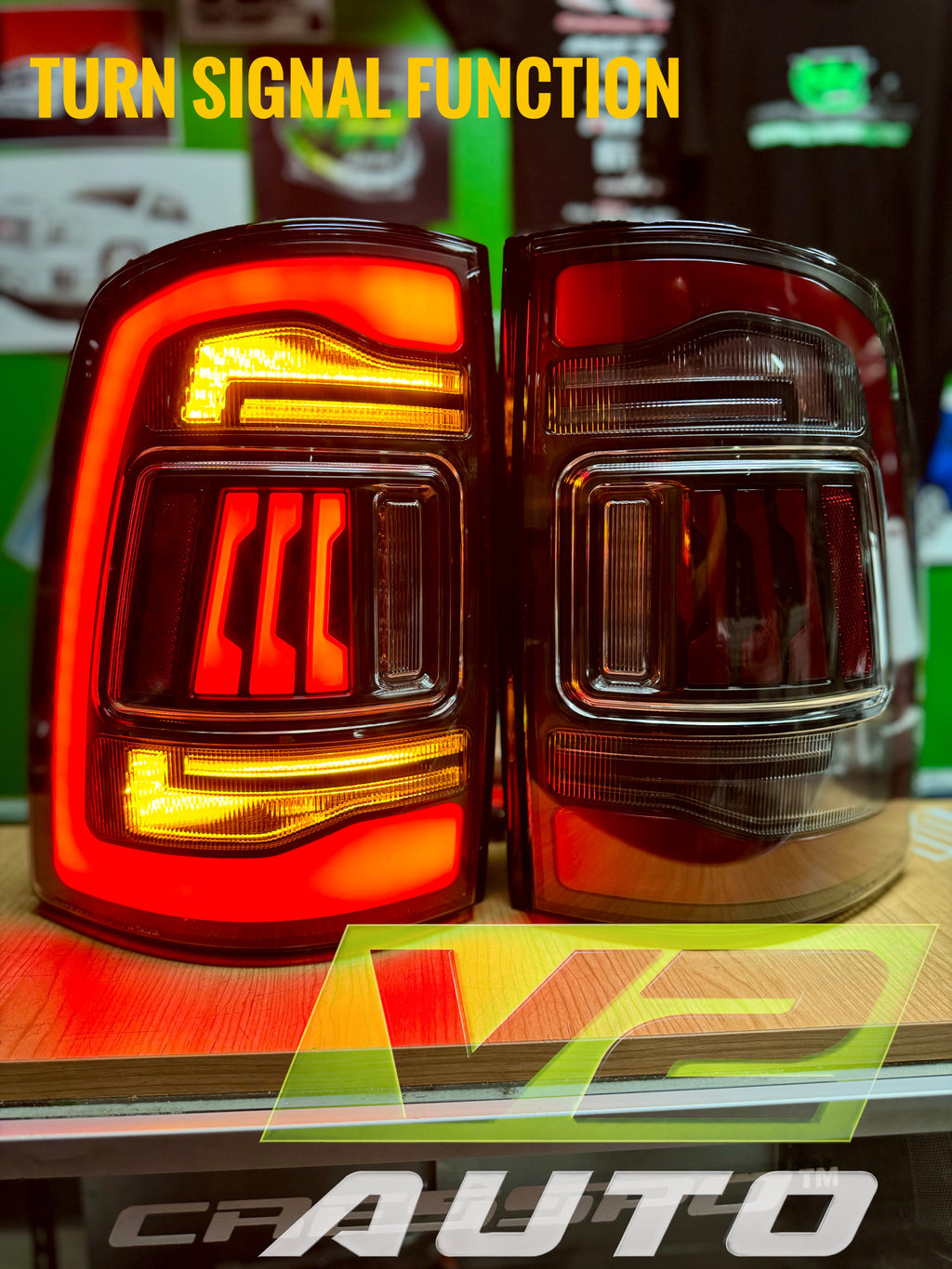Dodge Ram 2009-2018 "V2 5th Gen Style SEQUENCE" Tail Lamps