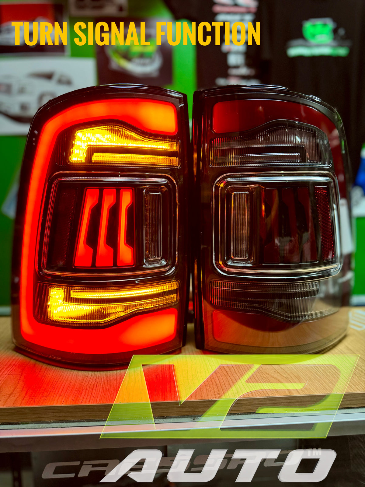 Dodge Ram 2009-2018 "V2 5th Gen Style SEQUENCE" Tail Lamps