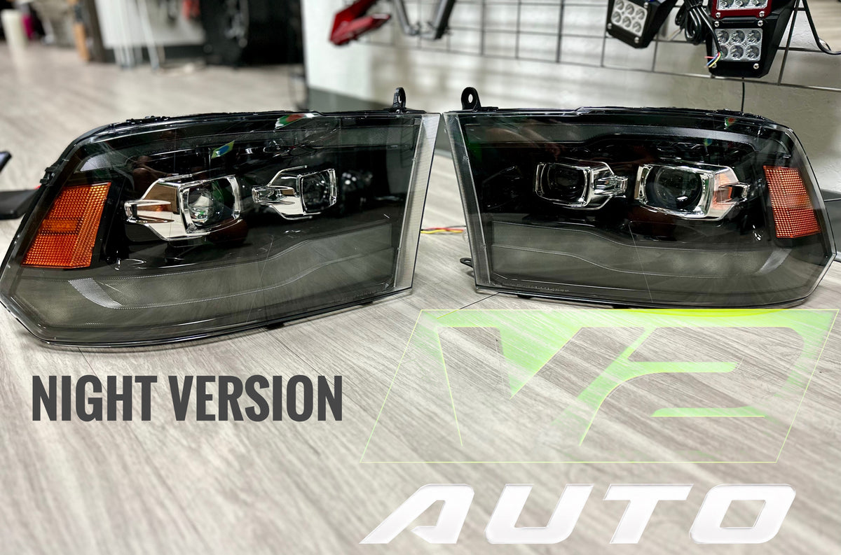 09-18 Dodge Ram Sequential Dual Projector Headlights