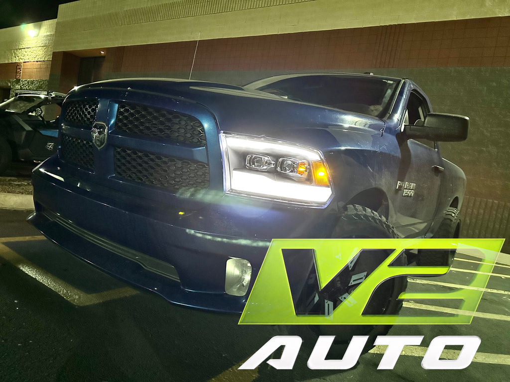 09-18 Dodge Ram Sequential Dual Projector Headlights