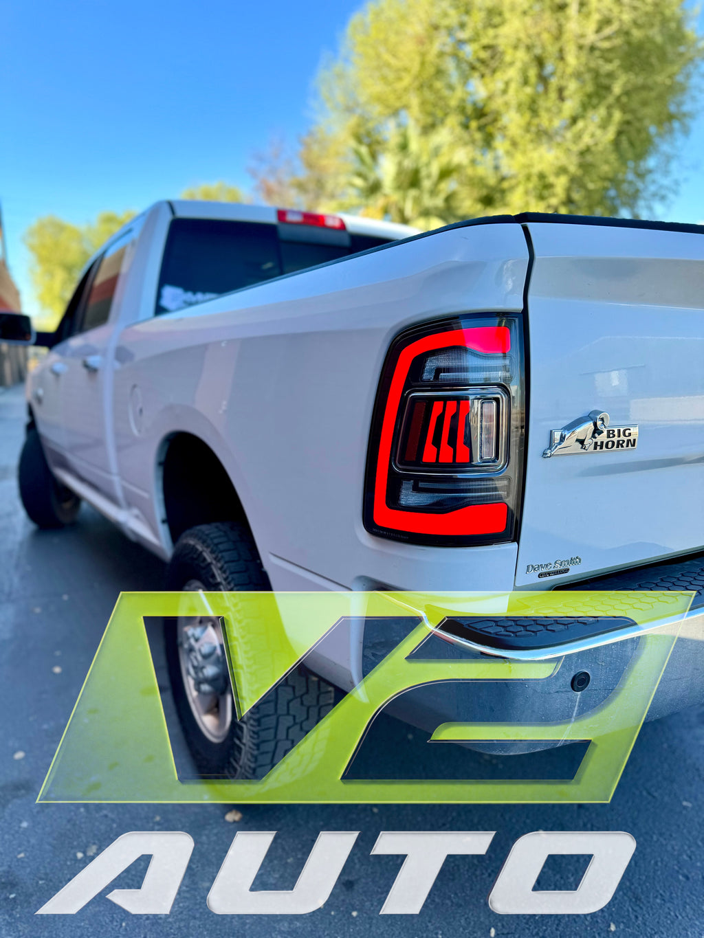 Dodge Ram 2009-2018 "Phantom 3 5th Gen Style RGB Color Changing” Tail Lamps