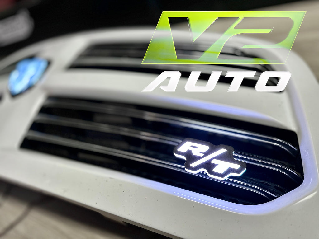 DODGE “RT” LED RGB Bluetooth Color Changing Emblem