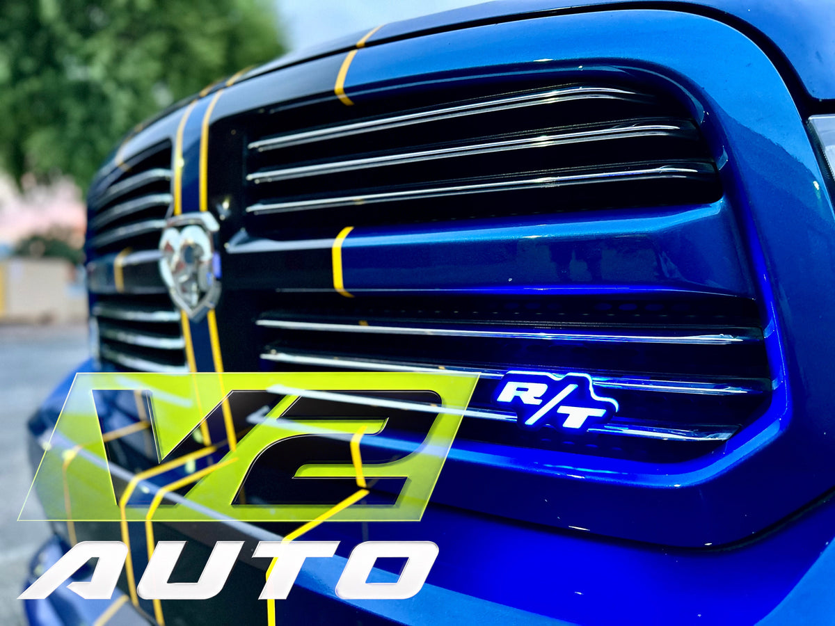 DODGE “RT” LED RGB Bluetooth Color Changing Emblem