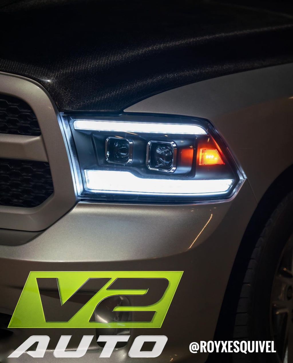 09-18 Dodge Ram DUAL SEQUENTIAL LED Projector Headlights