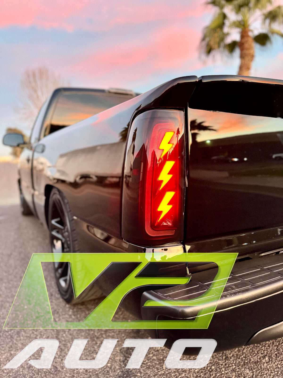 1999-2006 Chevy Silverado GMC Sierra Full LED “Bolt” Sequential Tail Lamps