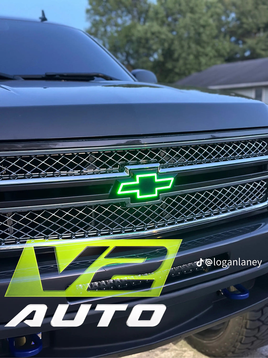 07-13 Chevy Silverado Bluetooth Color Changing LED RGB Bowtie Emblem