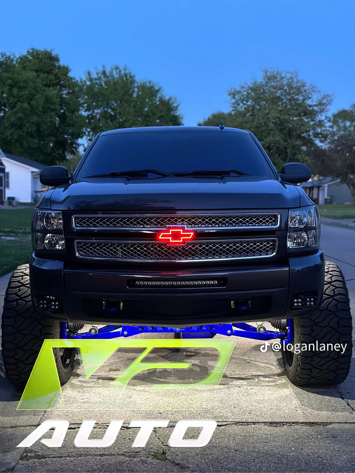 07-13 Chevy Silverado Bluetooth Color Changing LED RGB Bowtie Emblem