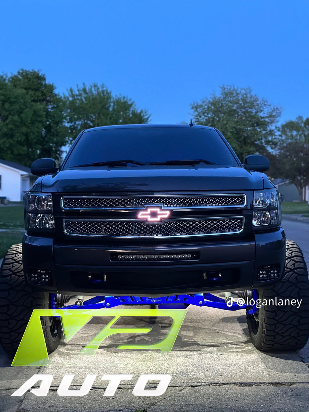 07-13 Chevy Silverado Bluetooth Color Changing LED RGB Bowtie Emblem