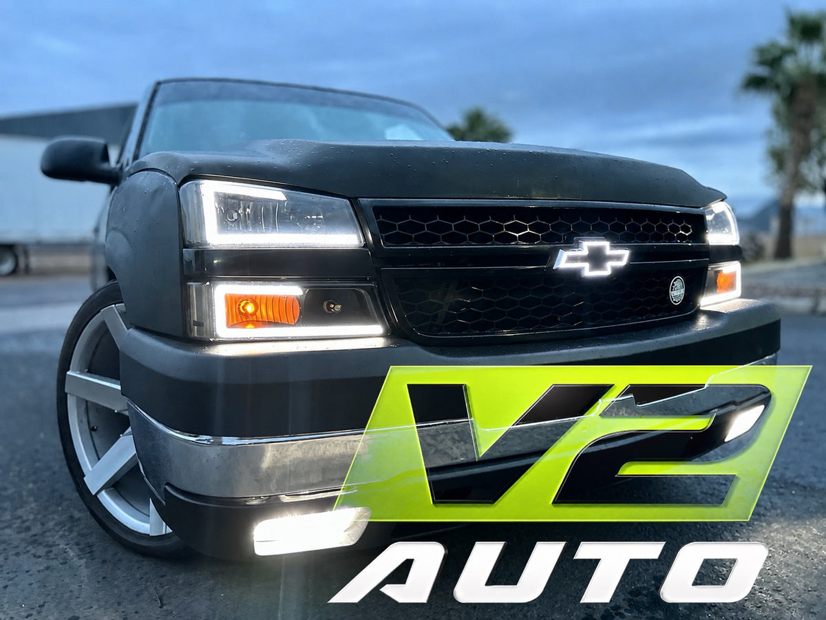 03-06 Chevy Silverado Bluetooth Color Changing LED RGB Bowtie Emblem