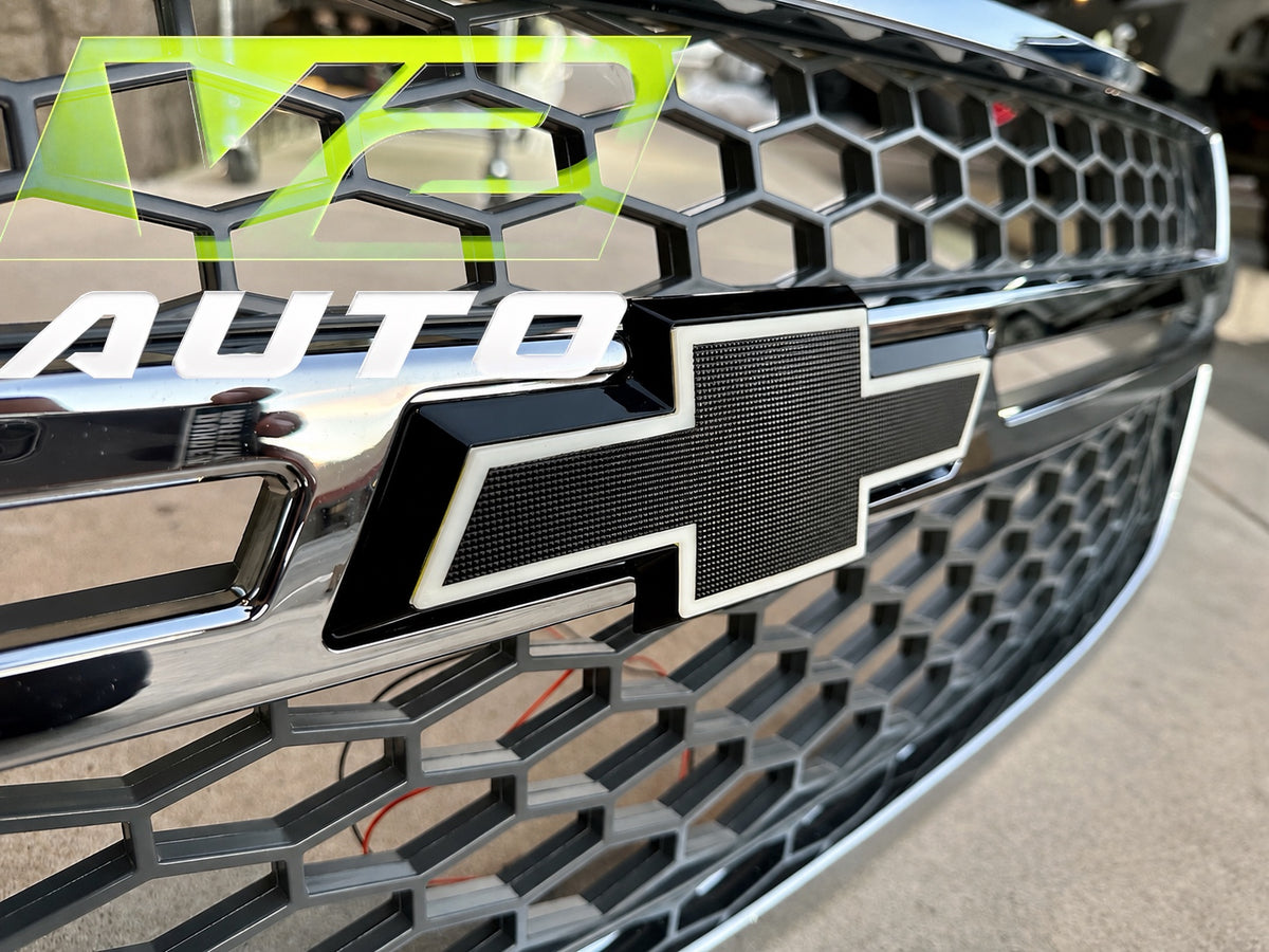 03-06 Chevy Silverado Bluetooth Color Changing LED RGB Bowtie Emblem