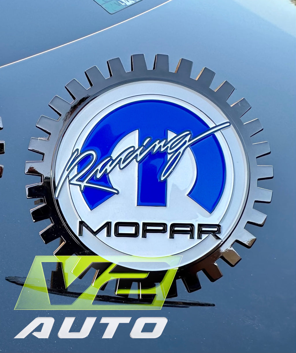 “Mopar Racing” Grill Badge