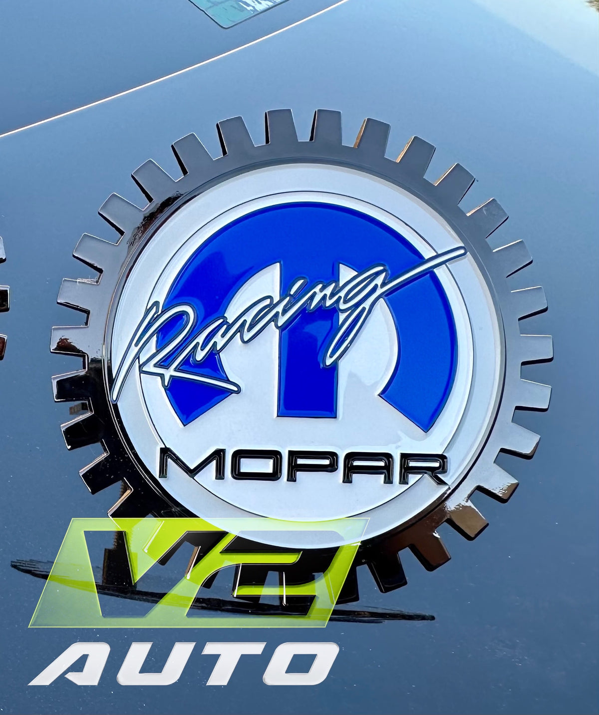 “Mopar Racing” Grill Badge