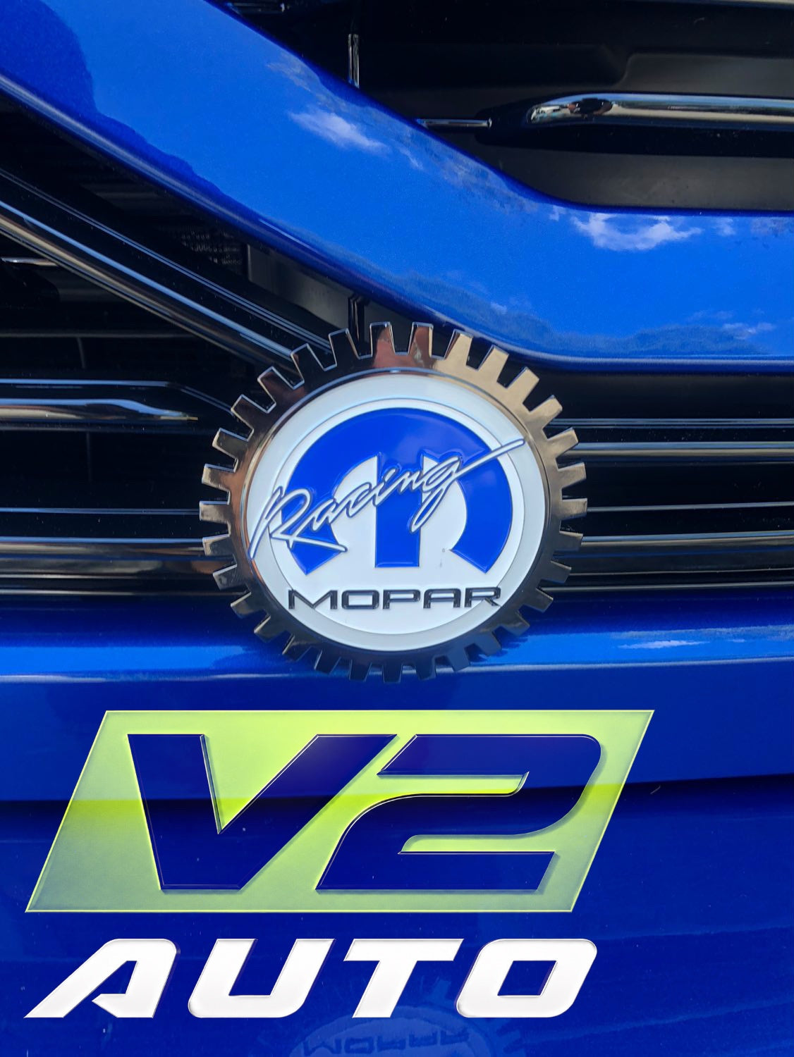 “Mopar Racing” Grill Badge