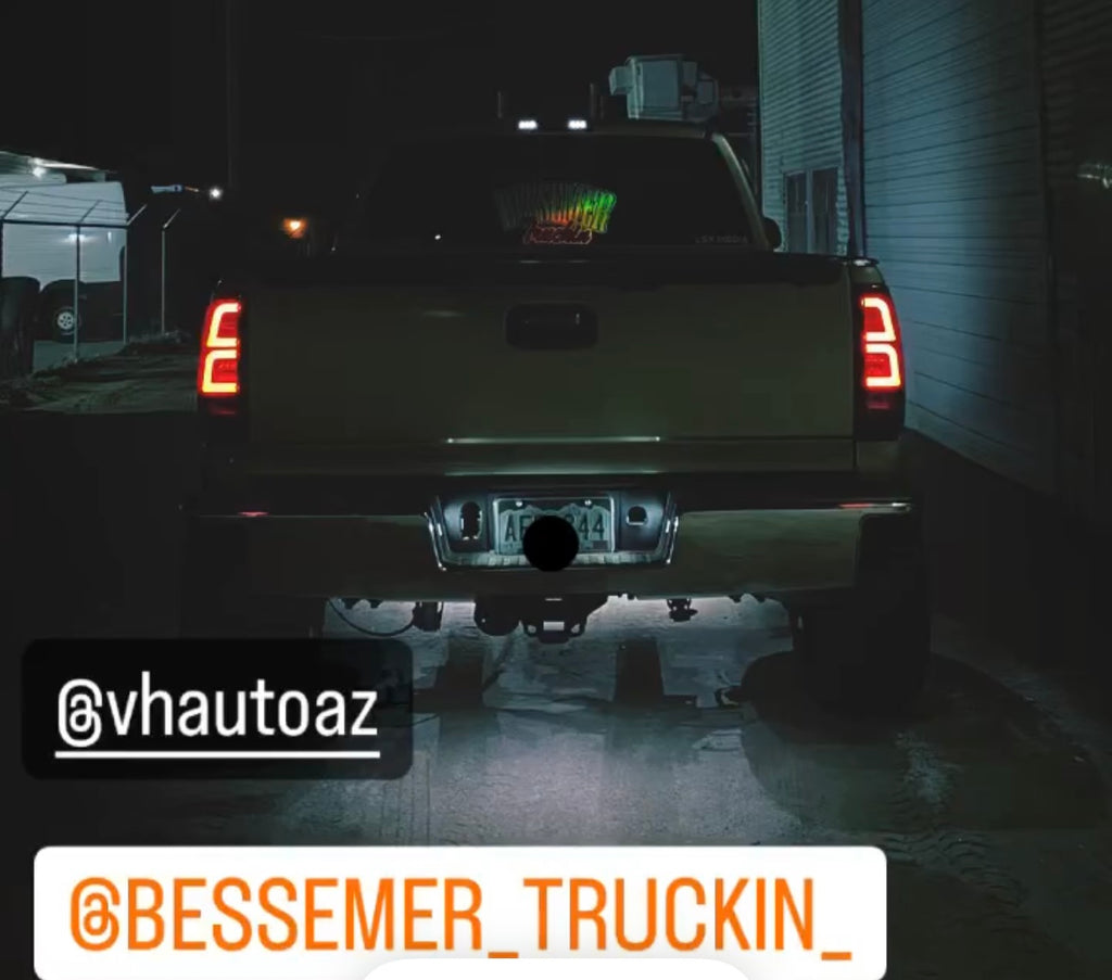 1999-2006 Chevy Silverado GMC Sierra LED “Double C Bar” Tail Lamps