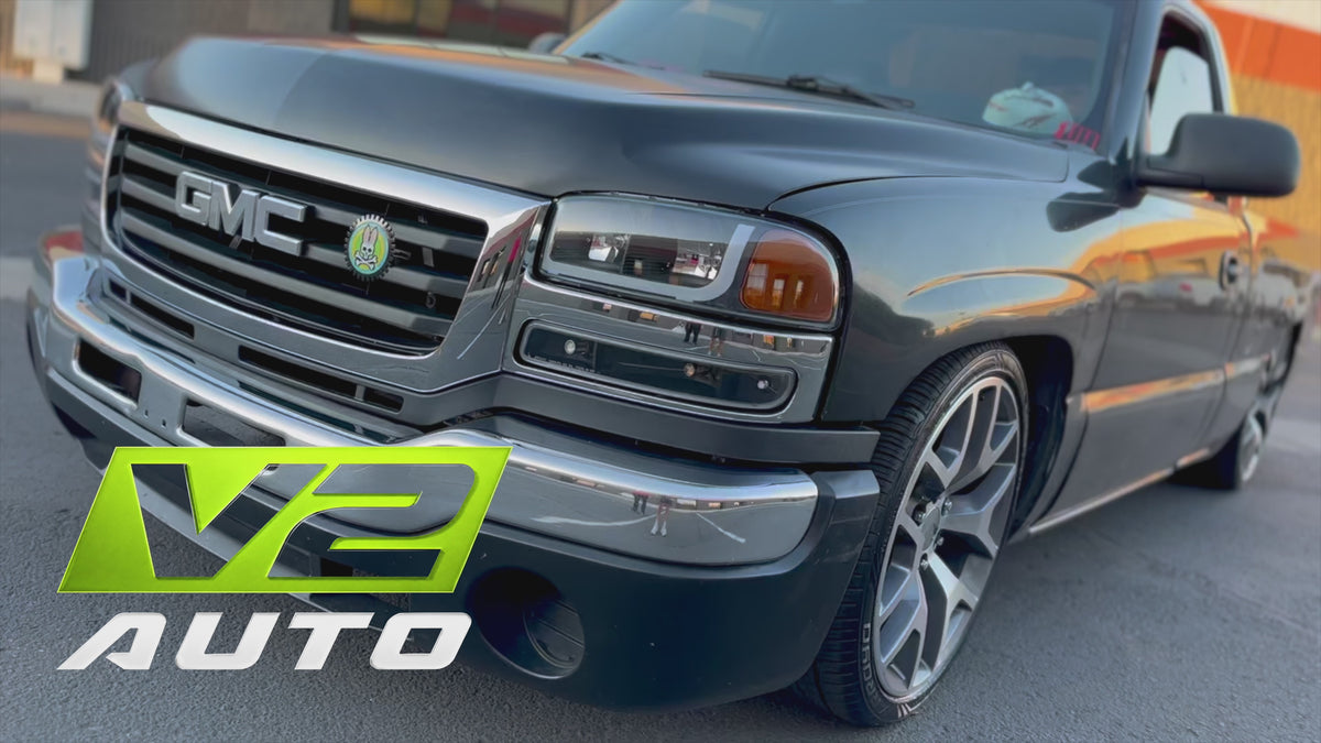 99-06 GMC Sierra Yukon "Switchback Sequential U Bar" Headlights