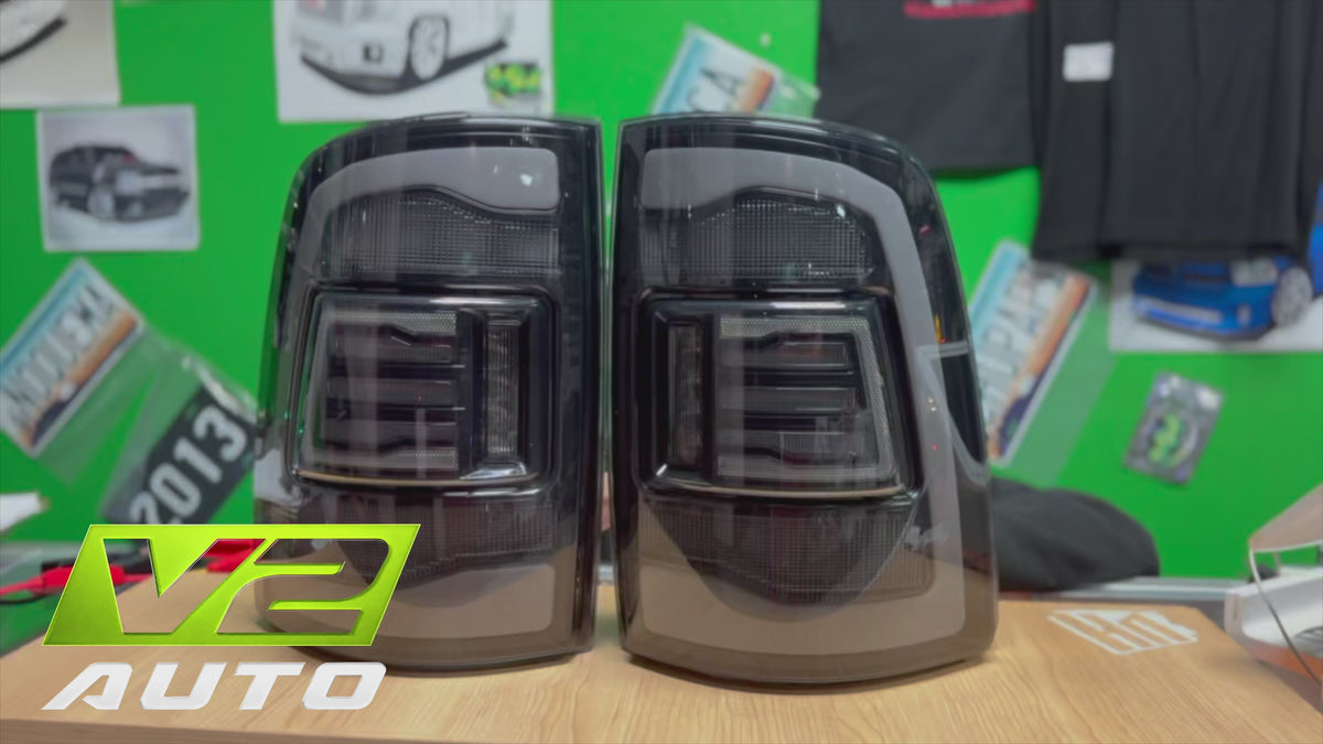 Dodge Ram 2009-2018 "Phantom 2 5th Gen Style SEQUENCE" Tail Lamps