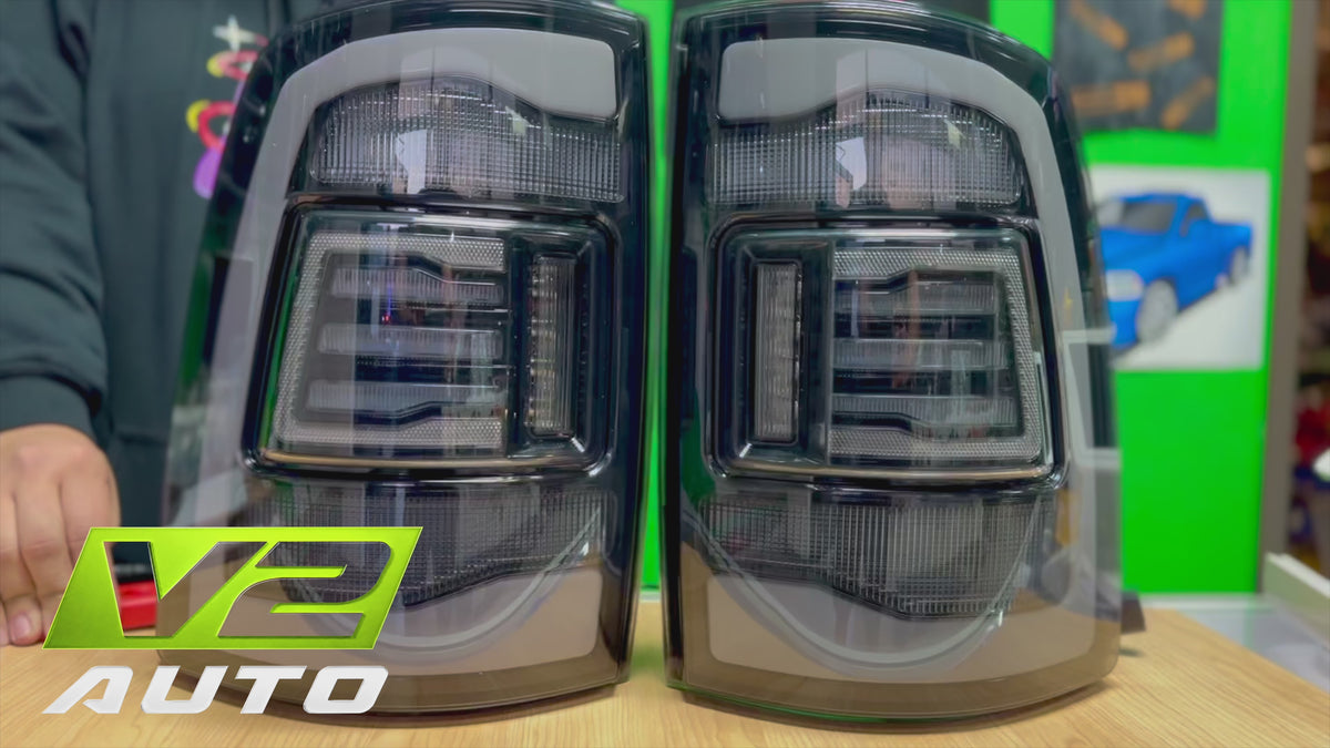 Dodge Ram 2009-2018 "Phantom 2 5th Gen Style SEQUENCE" Tail Lamps