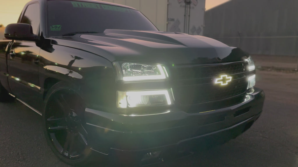 03-06 Chevy Silverado Bluetooth Color Changing LED RGB Bowtie Emblem