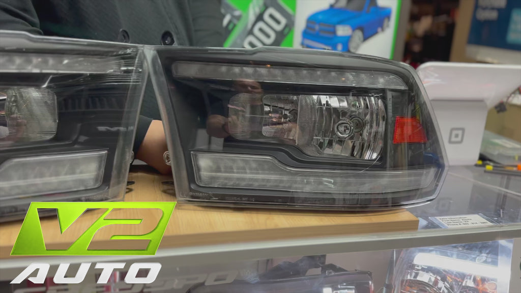 09-18 Dodge Ram DUAL SEQUENTIAL LED Reflector Headlights