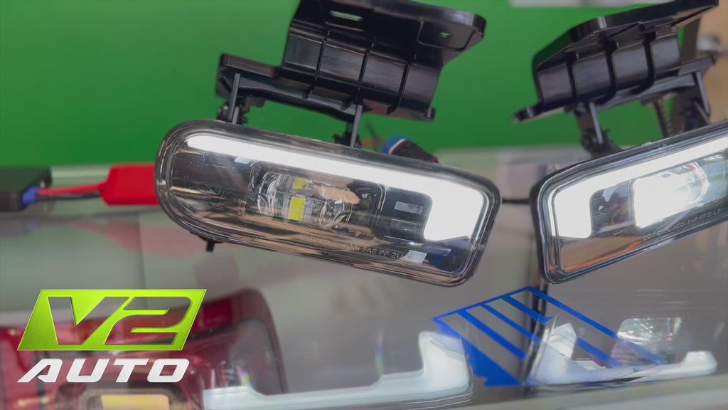 99-02 Chevy Silverado 00-06 Tahoe LED DRL Fog Lamps