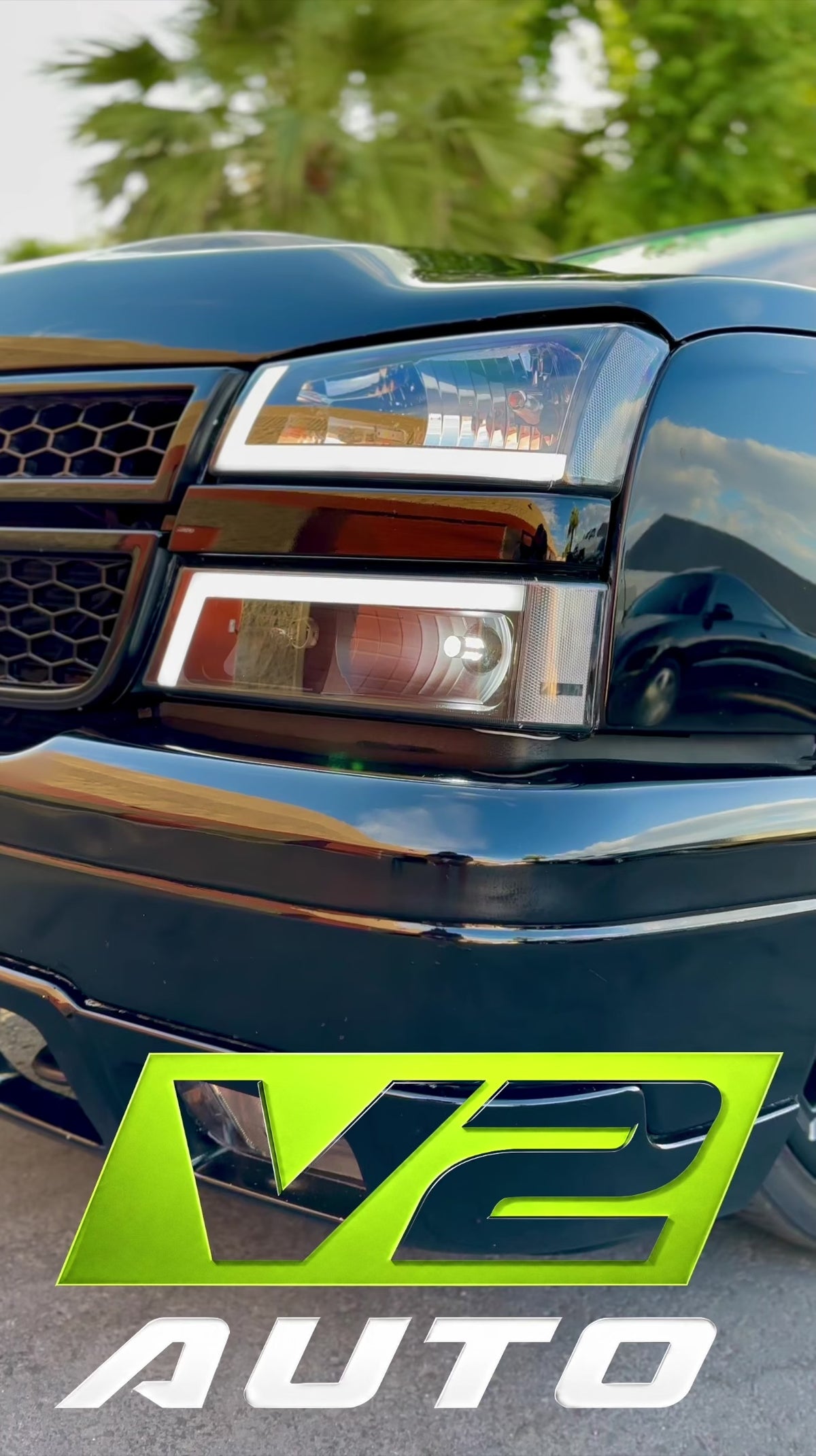 2003 - 2006 Chevy Silverado LED DRL "HD LTZ” Bar Headlamps