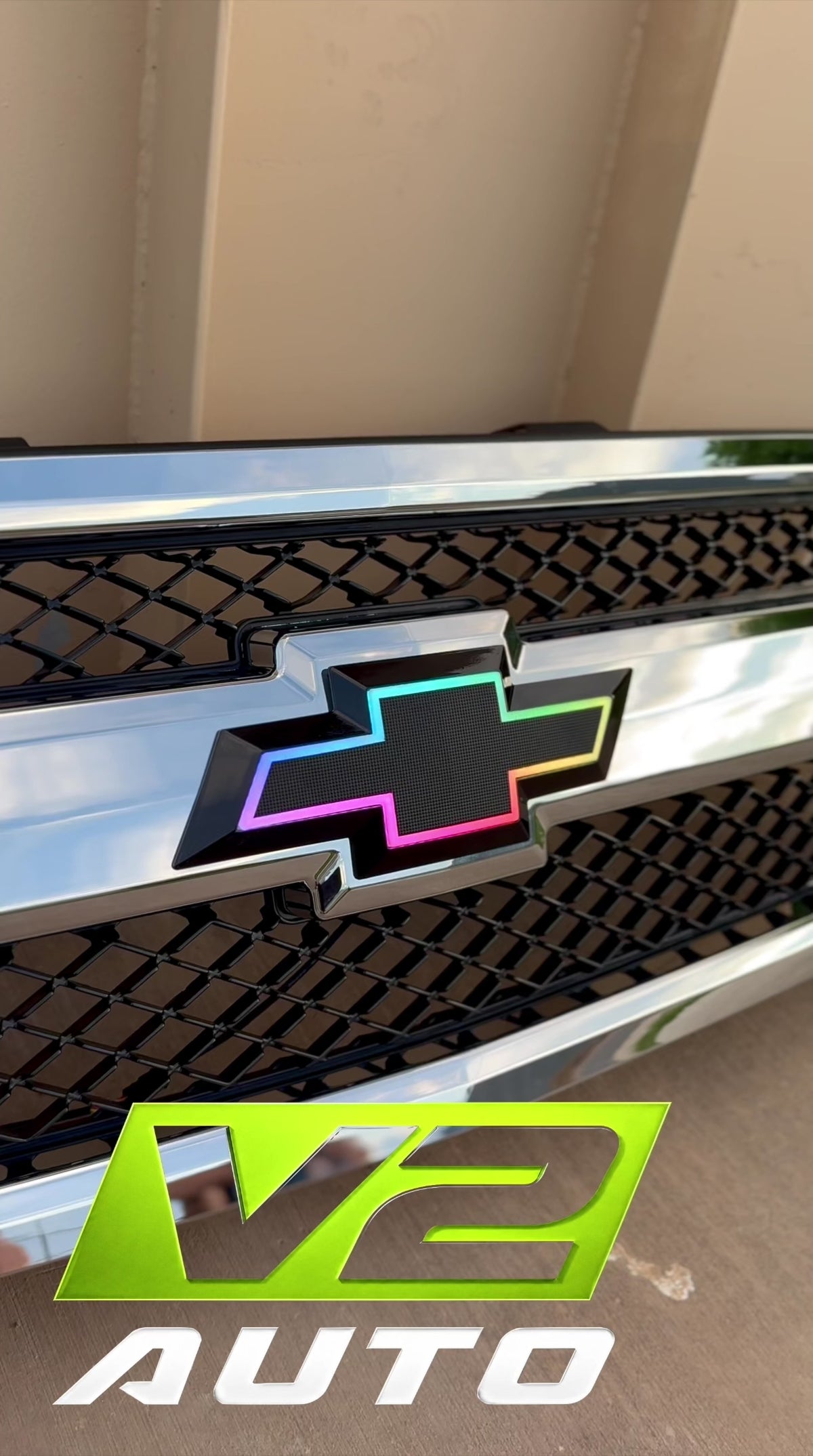 07-13 Chevy Silverado Bluetooth Color Changing LED RGB Bowtie Emblem