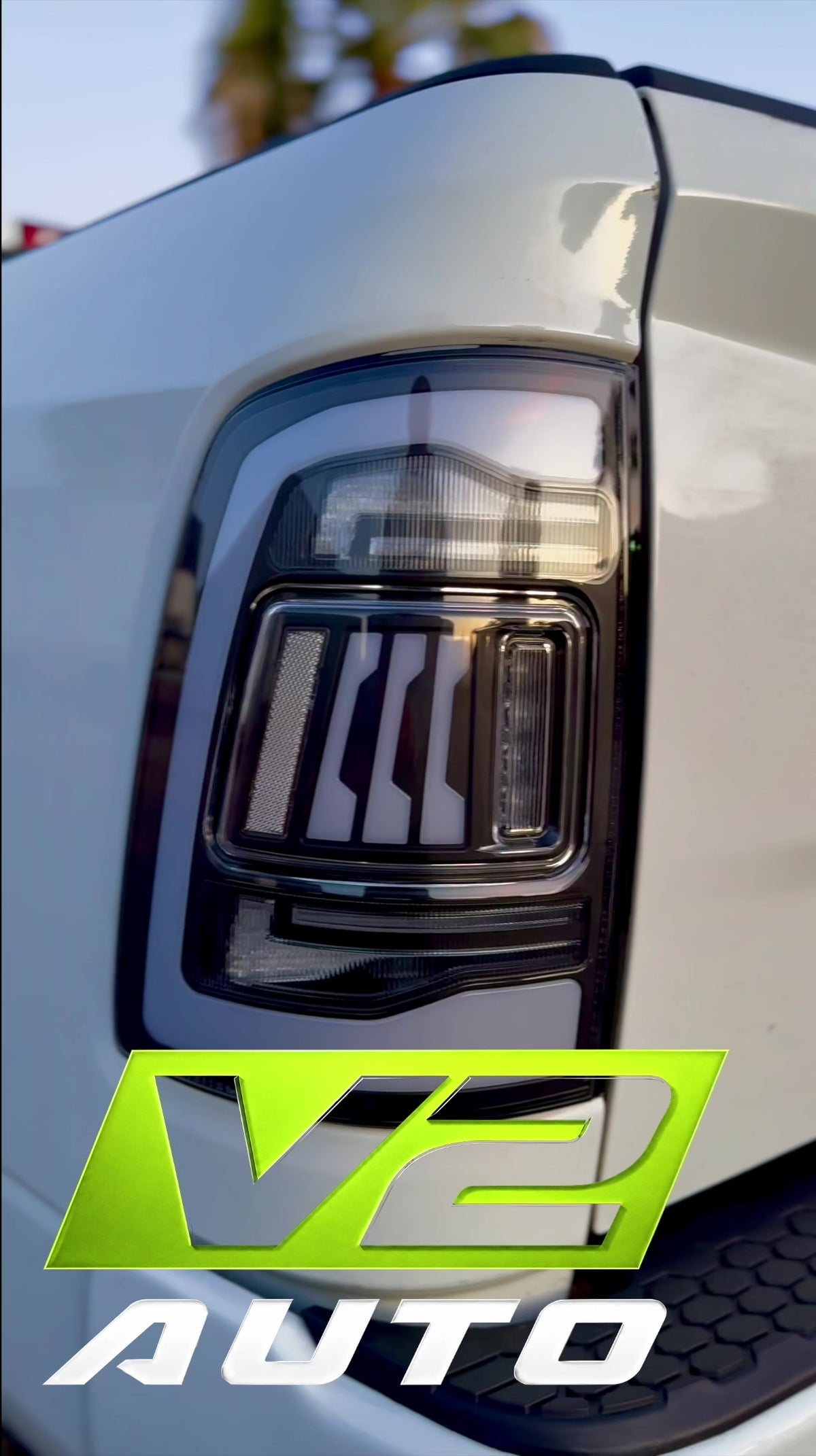 Dodge Ram 2009-2018 "Phantom 3 5th Gen Style RGB Color Changing” Tail Lamps