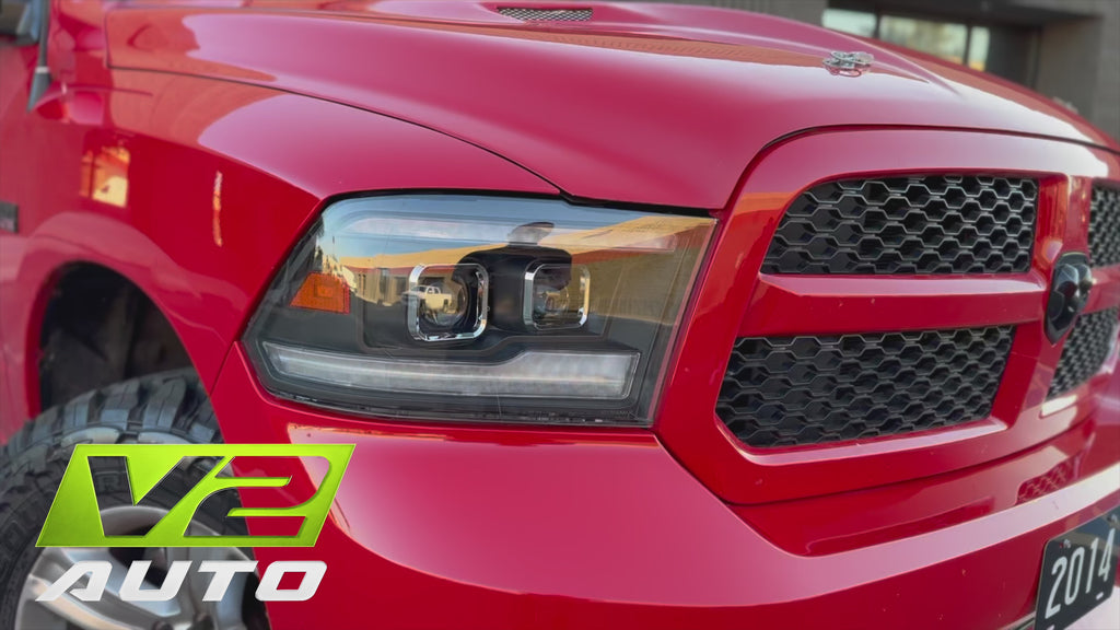 09-18 Dodge Ram DUAL SEQUENTIAL LED Projector Headlights