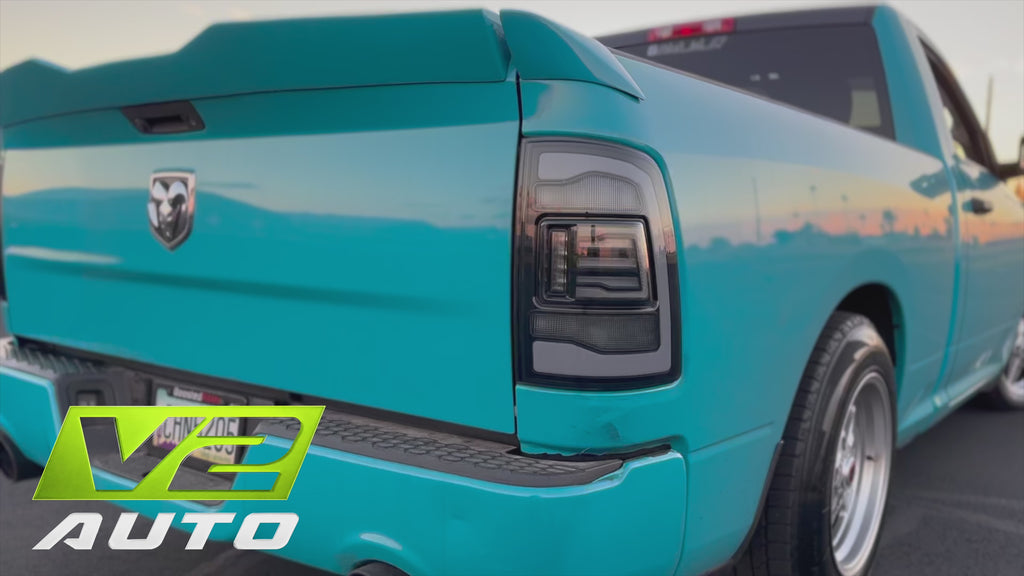 Dodge Ram 2009-2018 "Phantom 2 5th Gen Style SEQUENCE" Tail Lamps