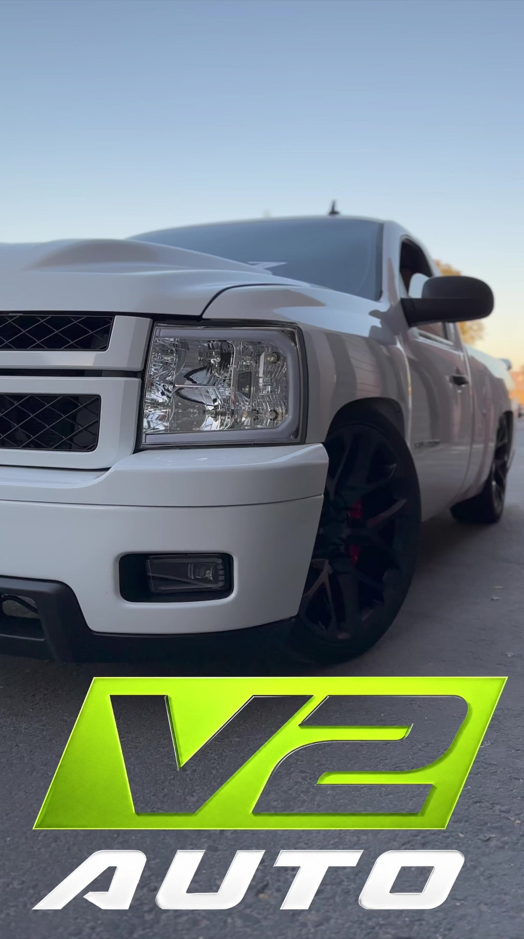 07-13 Chevy Silverado "Switchback Sequential Big C Reflector" Headlights