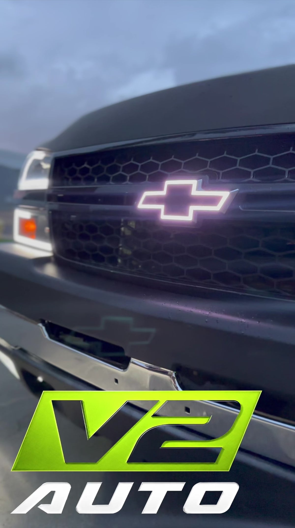 03-06 Chevy Silverado Bluetooth Color Changing LED RGB Bowtie Emblem