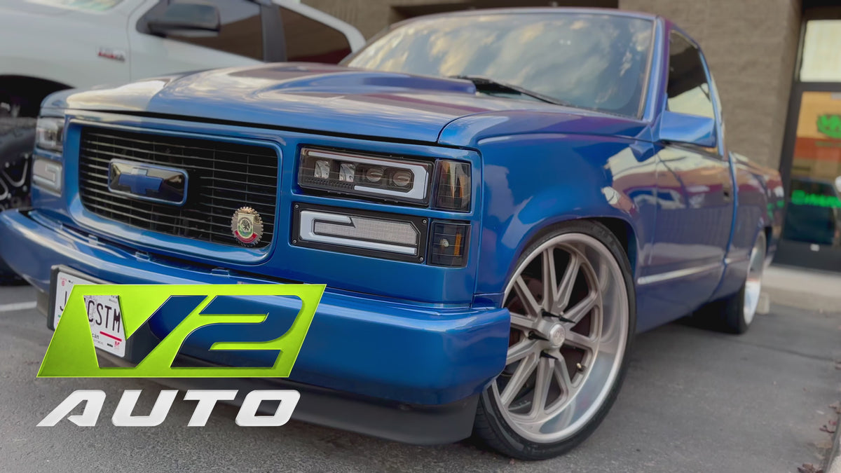 88-98 Chevy Silverado Tahoe Blazer, GMC Sierra Yukon “ALPHA” FULL LED Headlights