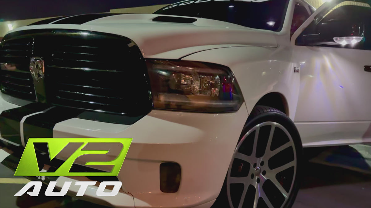 Ram Dual Sequential Headlights and LED Emblem 