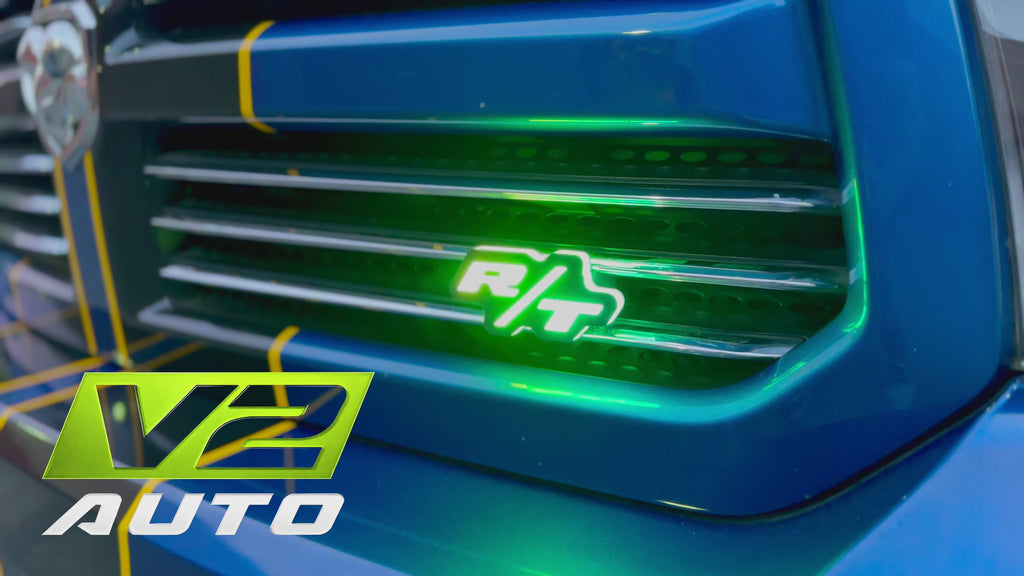 DODGE “RT” LED RGB Bluetooth Color Changing Emblem